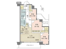 【東京都/狛江市岩戸北】プレイスガーデン喜多見 間取り図