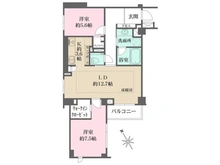 【東京都/目黒区中目黒】グランドメゾン中目黒THECLASS 間取り図