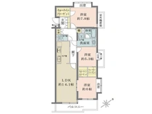 【東京都/目黒区上目黒】上目黒小川坂ハイツ 間取り図