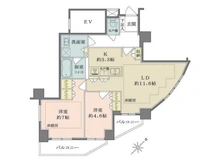 【東京都/文京区根津】藤和シティホームズ根津 間取り図