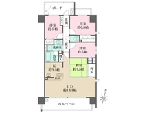 【埼玉県/川口市西川口】ヴィラーヌ川口ブライトヴィスタ 間取り図