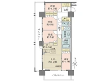 【埼玉県/川口市本町】ザ・パークハウス川口本町 間取り図
