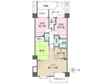 【埼玉県/川口市金山町】ライオンズマンション川口ブリーズコート 間取り図