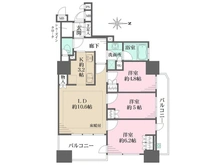 【埼玉県/川口市栄町】シティデュオタワー川口 間取り図