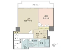 【東京都/新宿区西早稲田】西早稲田パークタワー 間取り図