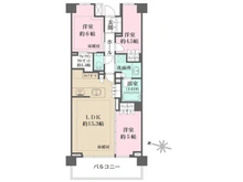 【東京都/新宿区高田馬場】パークシティ高田馬場 間取り図