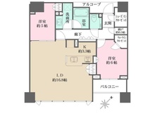 【東京都/新宿区大久保】スカイフォレストレジデンス 間取り図