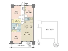 【東京都/三鷹市下連雀】ブリシア三鷹 間取り図