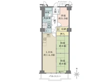 【大阪府/大阪市北区天神橋】日商岩井南森町マンション 間取り図