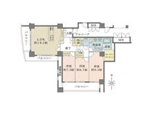 【大阪府/大阪市北区天満橋】OAPレジデンスタワー東館 間取り図