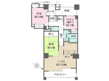 【大阪府/大阪市北区松ケ枝町】ヴィルヌーブ松ヶ枝町 間取り図