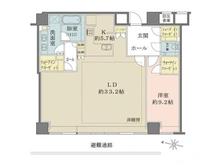 【大阪府/大阪市北区堂島】ブリリアタワー堂島 間取り図