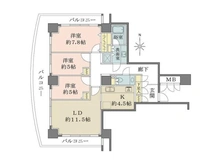 【大阪府/大阪市北区天満橋】OAPレジデンスタワー東館 間取り図