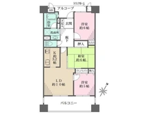 【大阪府/大阪市此花区伝法】キングマンションシーブリッサ此花サウスウイング 間取り図