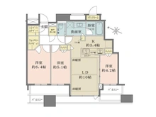 【大阪府/大阪市北区本庄西】シティタワー梅田東 間取り図