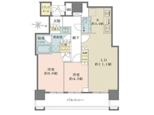 【大阪府/大阪市北区豊崎】ブランズタワー梅田 North 間取り図