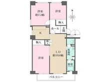 【大阪府/大阪市西淀川区佃】佃コーポ 間取り図
