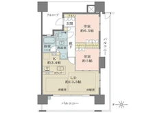 【大阪府/大阪市中央区谷町】ザ・パークハウス谷町五丁目 間取り図