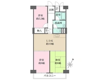 【大阪府/大阪市西区立売堀】阿波座第2セントラルハイツ 間取り図