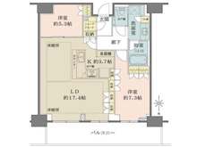 【大阪府/大阪市北区大淀南】グランドメゾン新梅田タワーTHE CLUB RESIDENCE 間取り図