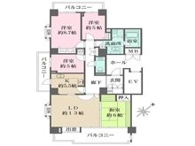 【東京都/大田区下丸子】パークハウス多摩川南壱番館 間取り図