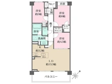 【東京都/大田区鵜の木】グランスイート鵜の木リバージュ 間取り図