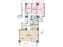 【東京都/大田区下丸子】パークハウス多摩川南壱番館 間取り図