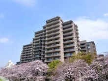 【東京都/大田区下丸子】パークハウス多摩川北参番館 外観：三菱地所分譲「パークハウス」シリーズ。東急多摩川線「鵜の木」駅徒歩6分など複数路線が利用可能です。