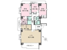【東京都/大田区下丸子】パークハウス多摩川北参番館 間取り図