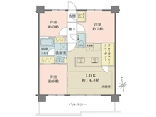 【東京都/大田区大森中】ミオカステーロ梅屋敷 間取り図