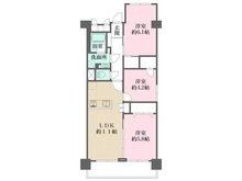 【東京都/大田区南六郷】南六郷パークハウス 間取り図