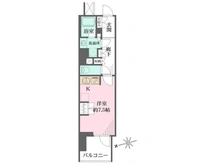 【東京都/大田区蒲田】デュオステージ蒲田 間取り図