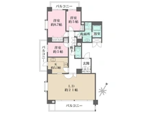 【東京都/大田区下丸子】パークハウス多摩川南五番館 間取り図