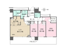 【東京都/大田区下丸子】ザ・リバープレイスウエストタワー 間取り図
