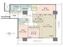 【東京都/大田区下丸子】ザ・リバープレイスウエストタワー 間取り図