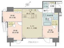 【東京都/江戸川区松島】クレア新小岩デジーノ 間取り図