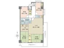 【東京都/府中市寿町】藤和府中コープ 間取り図