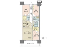 【東京都/府中市宮西町】ザ・パークハウス府中 間取り図