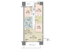 【東京都/府中市宮西町】プラウド府中マークス 間取り図