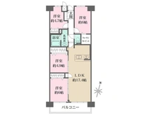 【大阪府/大阪市淀川区三国本町】ファミール北大阪リンクス 間取り図