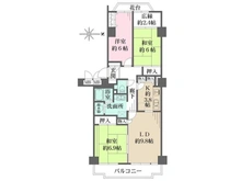 【大阪府/吹田市山田南】日興千里スカイマンションフレール 間取り図