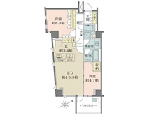 【東京都/文京区小石川】ブランズ文京小石川レジデンス 間取り図