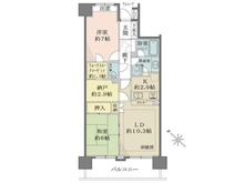 【千葉県/市川市妙典】ガーデナヴィル市川妙典 間取り図