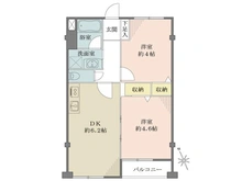 【東京都/港区三田】三田コーポラス 間取り図