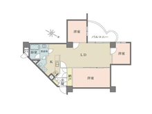【東京都/港区三田】三田ハウス 間取り図