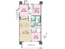 【埼玉県/志木市幸町】イニシア志木 間取り図