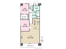 【神奈川県/川崎市中原区下小田中】リノア元住吉 間取り図