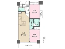 【神奈川県/川崎市中原区下小田中】ベルジェンド武蔵中原 間取り図