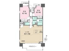 【神奈川県/川崎市中原区上丸子八幡町】パークハウス新丸子ブリージア 間取り図