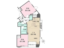 【神奈川県/川崎市中原区小杉御殿町】エルズ武蔵小杉 間取り図
